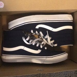 Vans Shoes Brand New Dark Blue SK8 Hi Slim